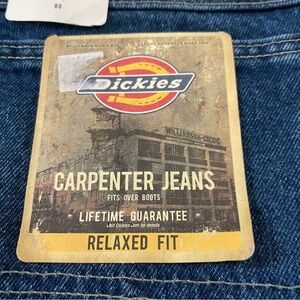 NWT Dickies  Mens Carpenter Jean Relaxed Fit.  Size: Regular 33 x 32